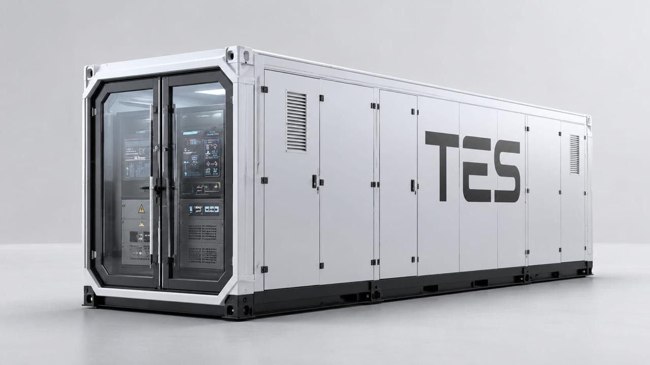 Standard TES containerized power-and-water unit